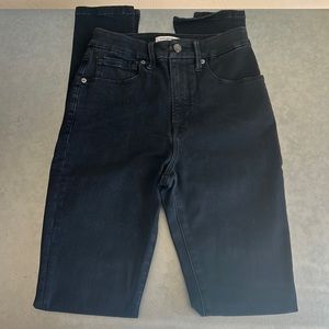 Good American Good Waist Black Skinny Jean